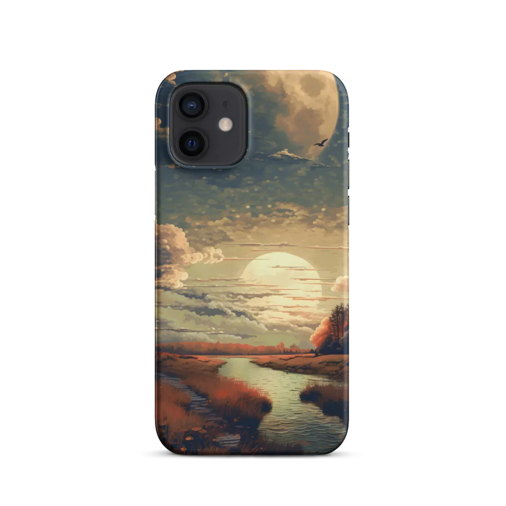 Whispers of Dusk: A Tranquil River Landscape