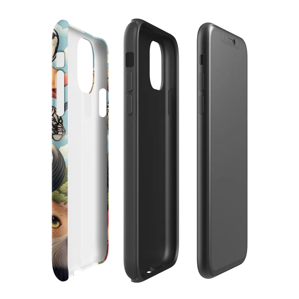 Harmonious Echoes of Wildlife | Phone Case |  11 | Tough Case | Matte