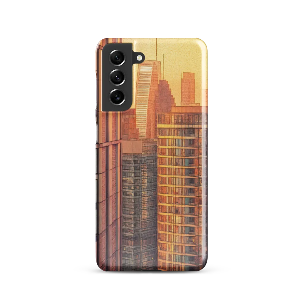 Urban Serenity at Sunset | Phone Case |  S21 | Snap Case | Glossy
