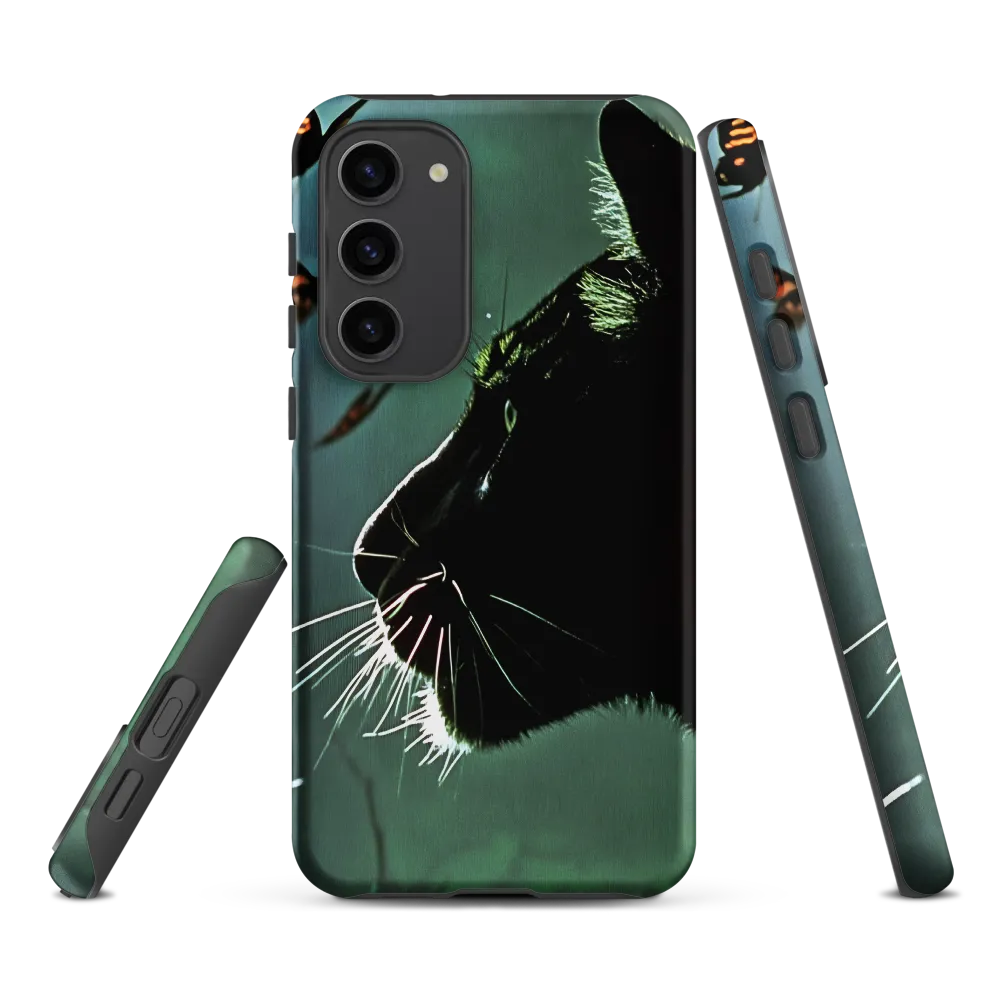 Mystical Encounter: Cat and Butterflies