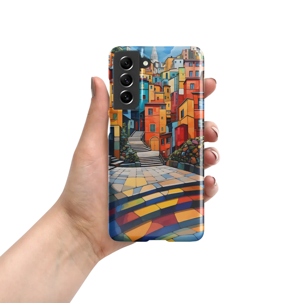 Vibrant Village: A Cubist Journey