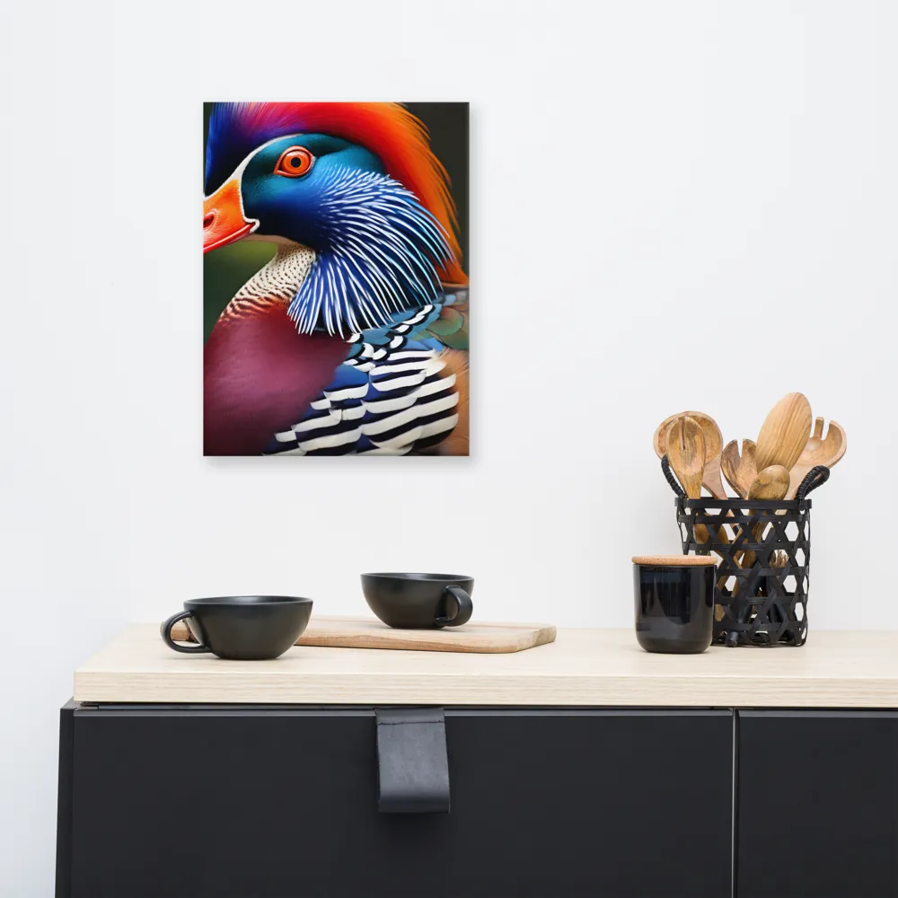 The Majestic Mandarin | Canvas | 12″×16″