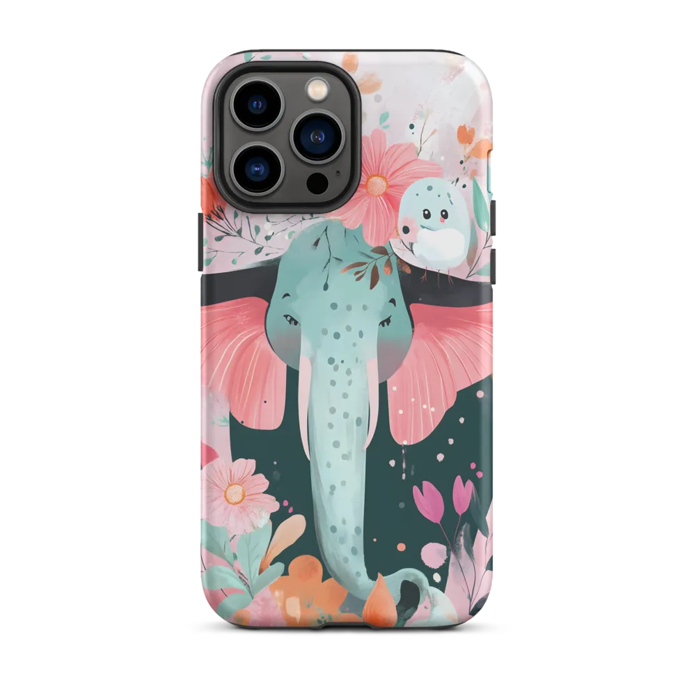 Whimsical Elephant in Bloom
