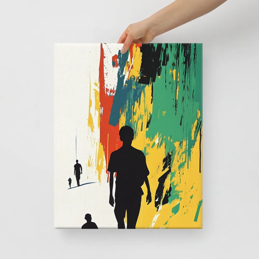 Journey of Silhouettes | Canvas | 16″×20″