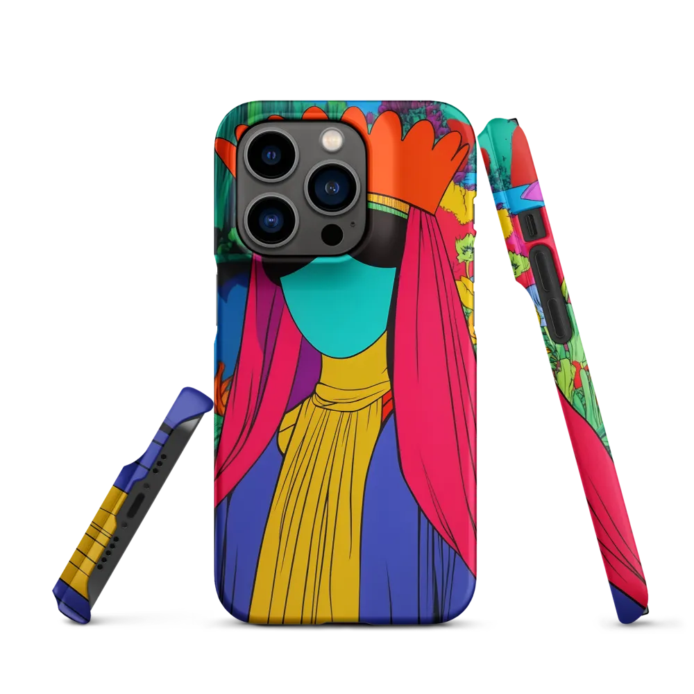 Crowned Surrealism | Phone Case |  14 Pro | Snap Case | Matte