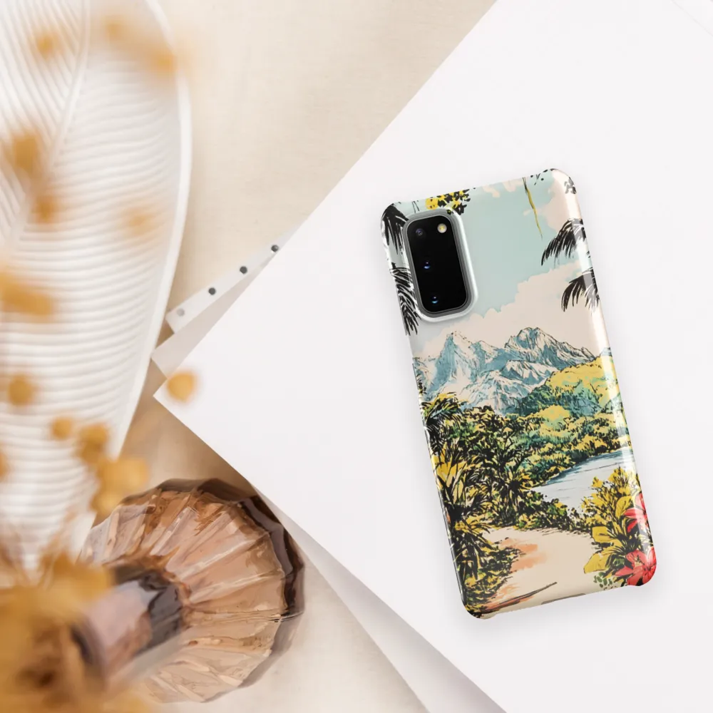 Tropical Serenity | Phone Case |  S20 | Snap Case | Glossy