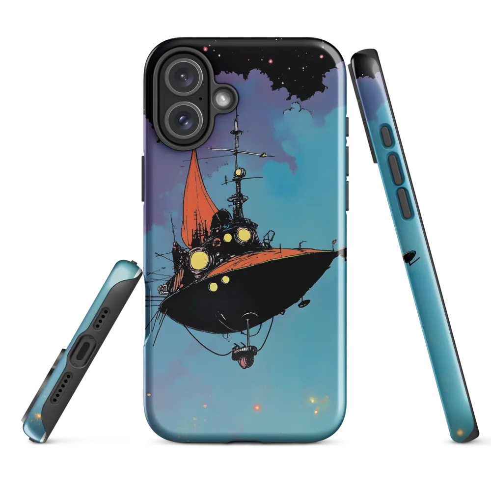 Cosmic Voyage | Phone Case |  16 Plus | Tough Case | Glossy