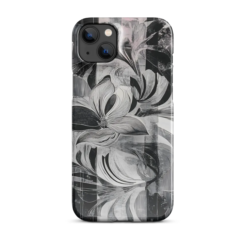 Floral Fusion in Monochrome