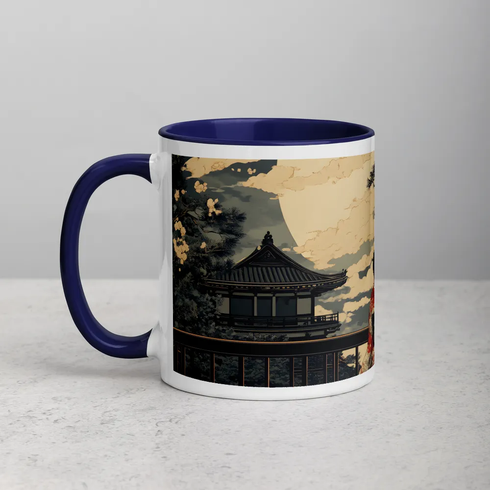 Moonlight on the Temple Veranda