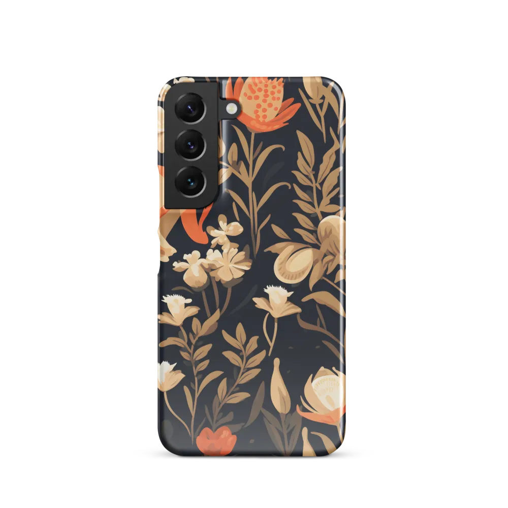 Floral Harmony: A Dance in the Dark