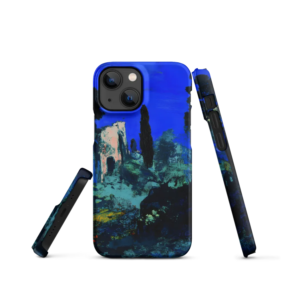 Moonlit Ruins with Cypress