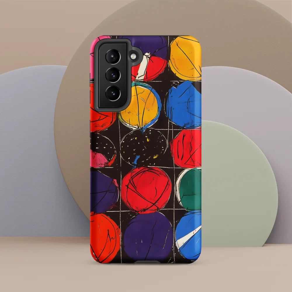 Colorful Circles in Abstract Harmony