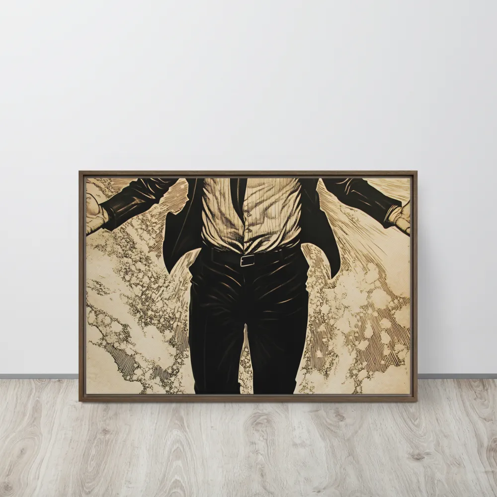 Ascendancy of the Spirit | Canvas with Brown Frame | 20″×30″
