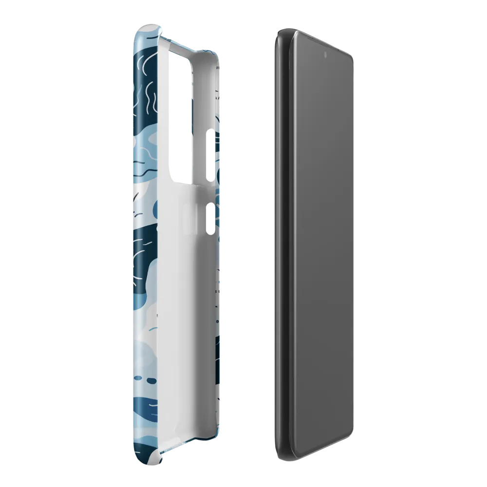 Flowing Waters: An Abstract Journey | Phone Case |  S21 Ultra | Snap Case | Glossy