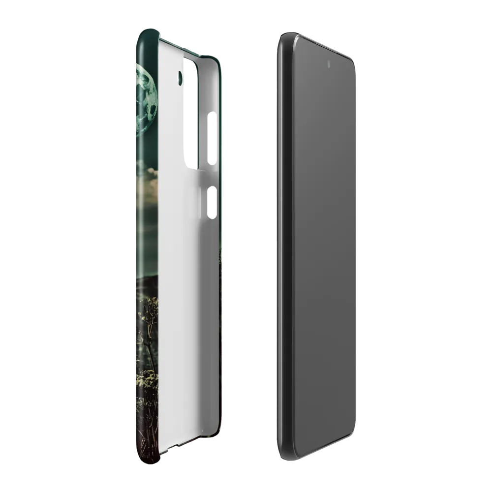 Moonlit Blossom | Phone Case |  S21 Plus | Snap Case | Glossy