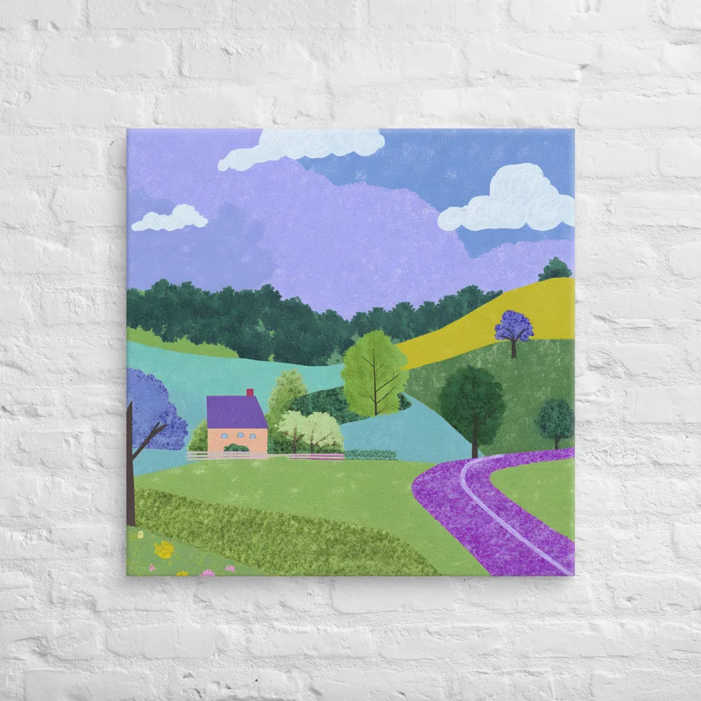 Whispers of a Serene Landscape | Canvas | 30″×30″