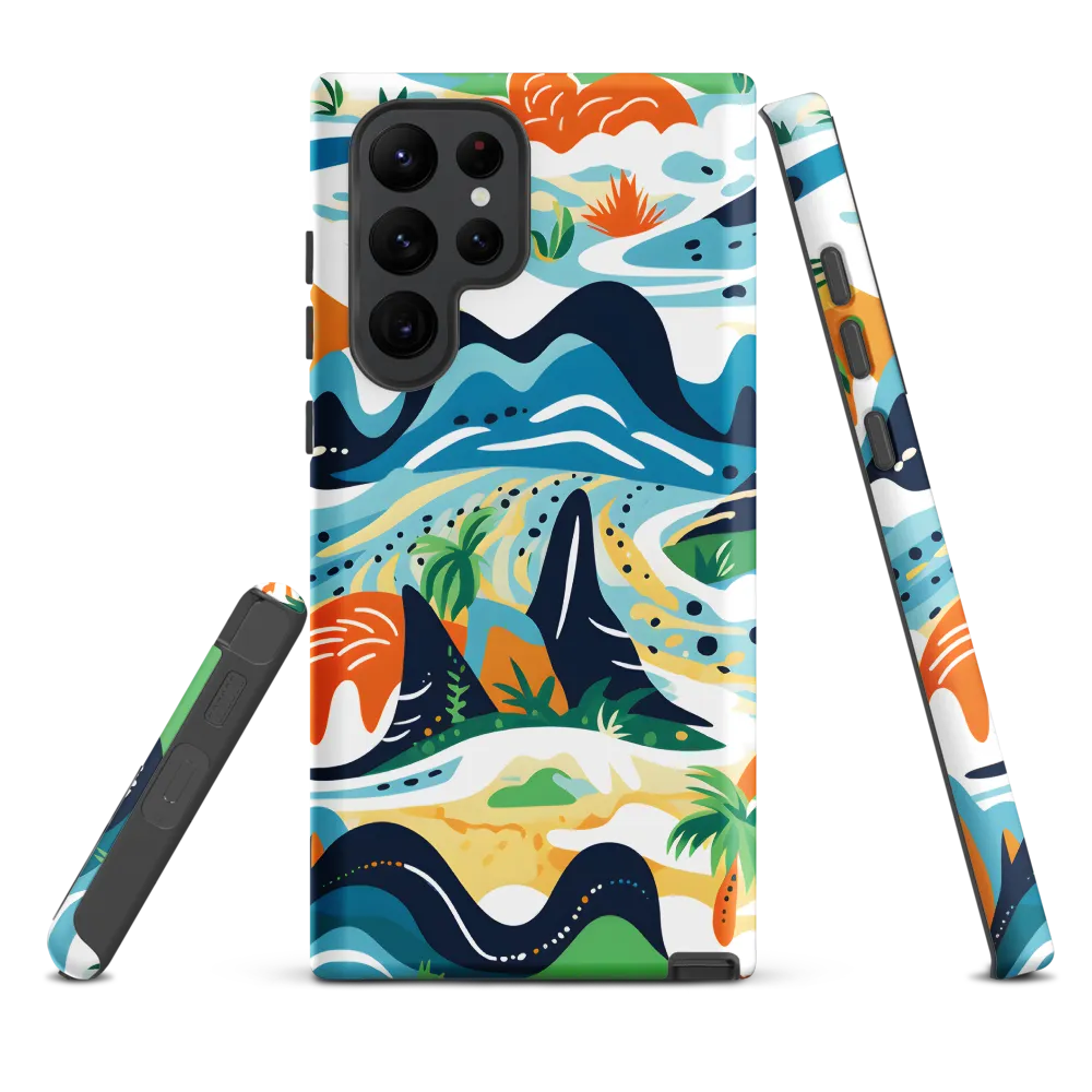 Abstract Tropical Landscape