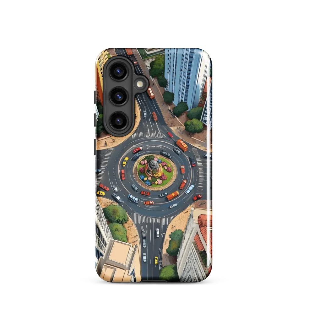 Urban Symphony: Aerial Vision of City Life