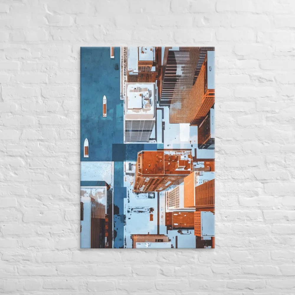 Urban Symphony: Aerial Perspectives | Canvas | 32″×48″