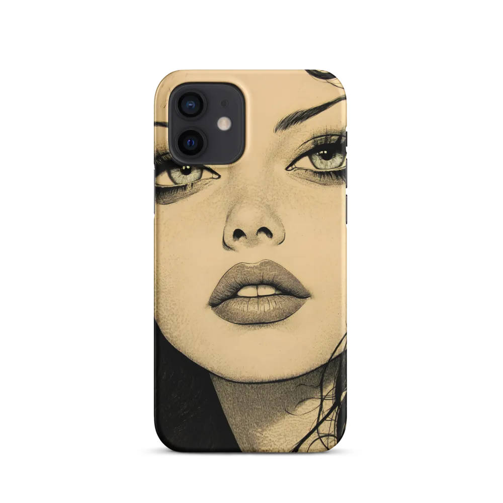 Enigmatic Gaze | Phone Case |  12 | Snap Case | Matte
