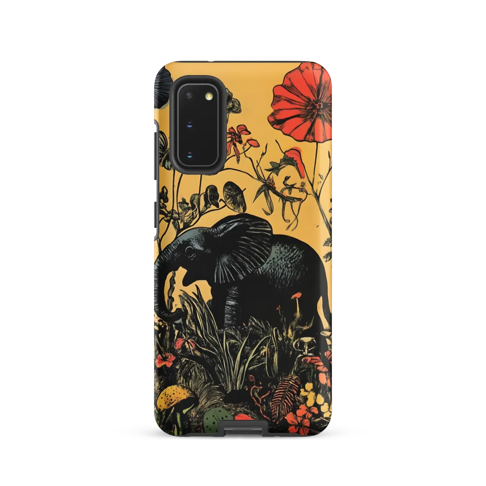 Floral Majesty: The Elephant's Sanctuary