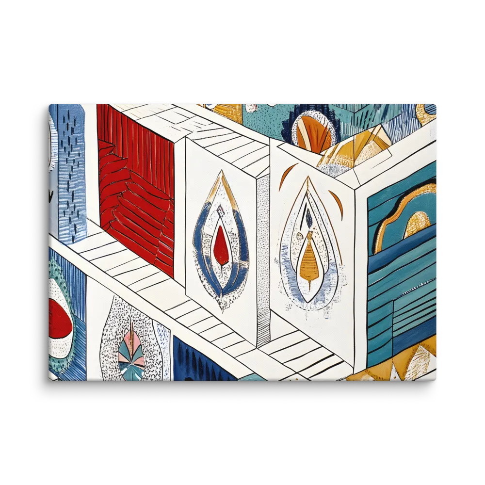 Symphony of Geometric Harmony | Canvas | 20″×28″