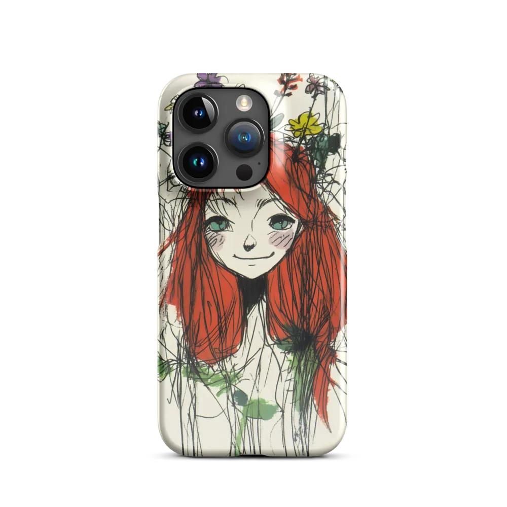 Whimsical Floral Portrait