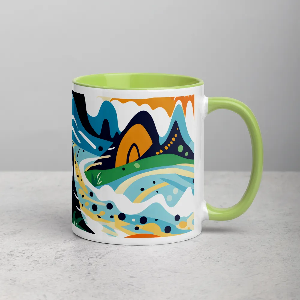 Abstract Tropical Landscape