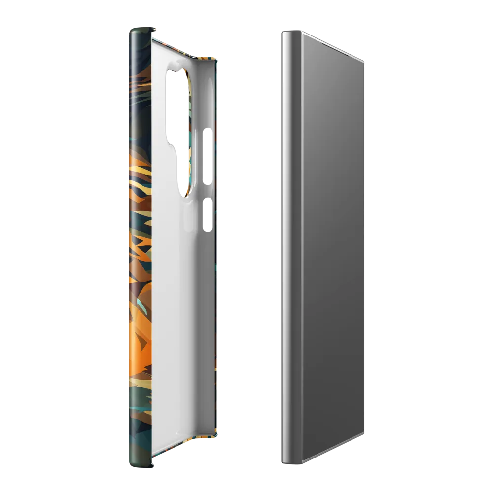 Wild Symphony: Abstract Tigers | Phone Case |  S24 Ultra | Snap Case | Glossy