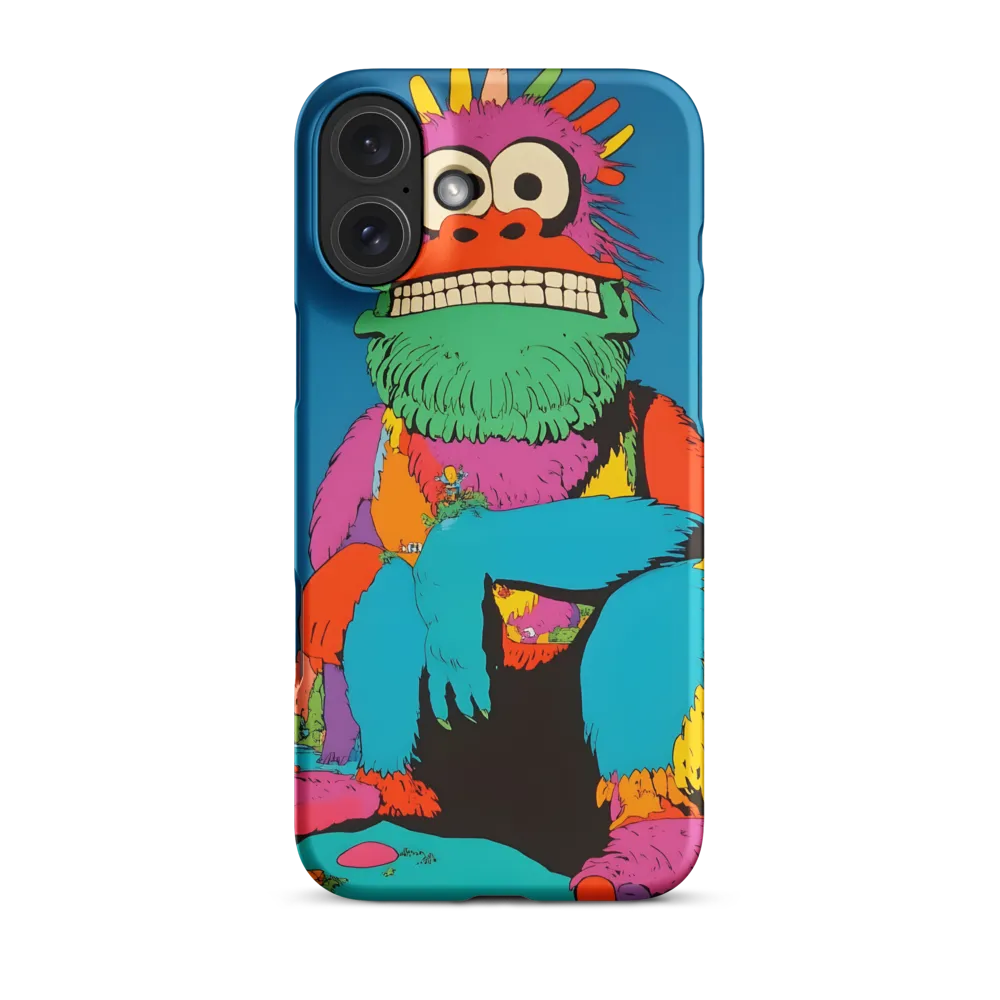 Whimsical Giant: A Playful Monster Encounter | Phone Case |  16 Plus | Snap Case | Matte