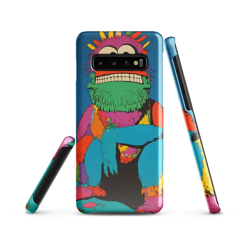 Whimsical Giant: A Playful Monster Encounter | Phone Case |  S10 | Snap Case | Glossy