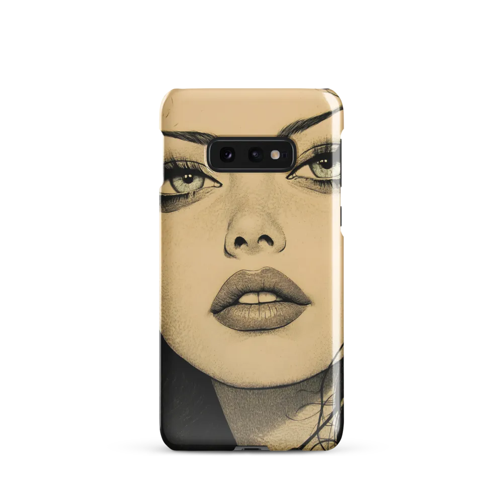 Enigmatic Gaze | Phone Case |  S10e | Snap Case | Glossy