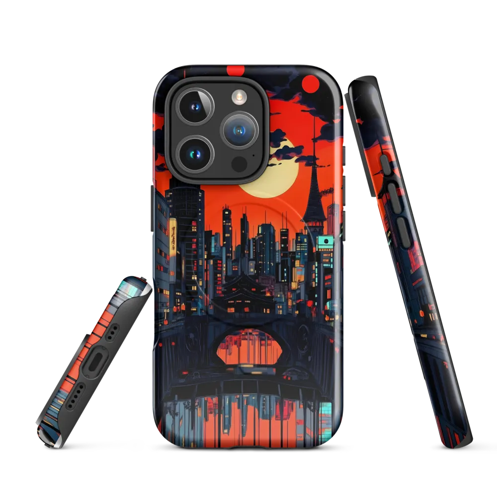 Nightfall in a Neon City