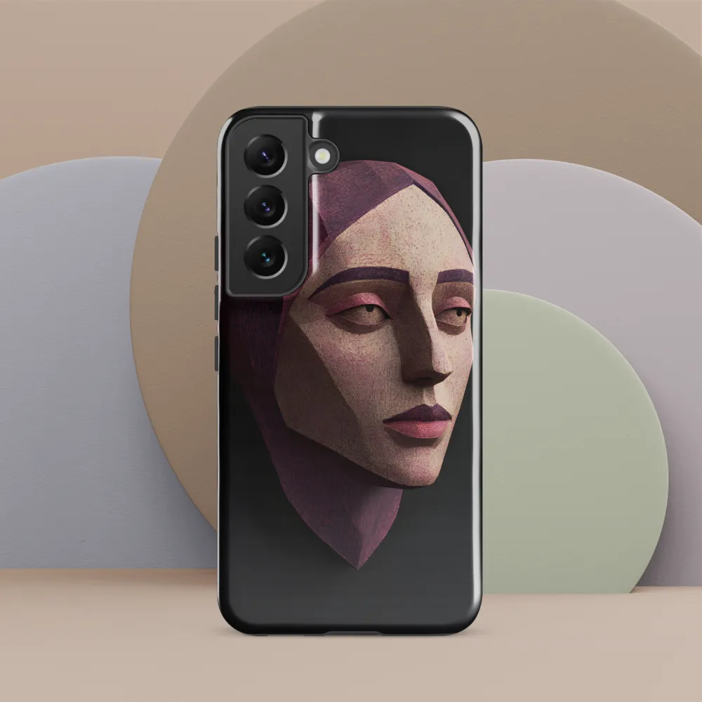Geometric Elegance: A Contemporary Portrait