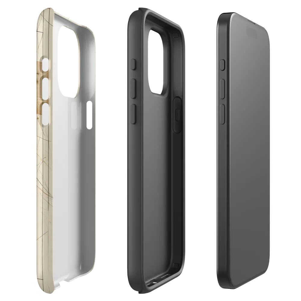 Elegance in Lines | Phone Case |  15 Pro Max | Tough Case | Matte