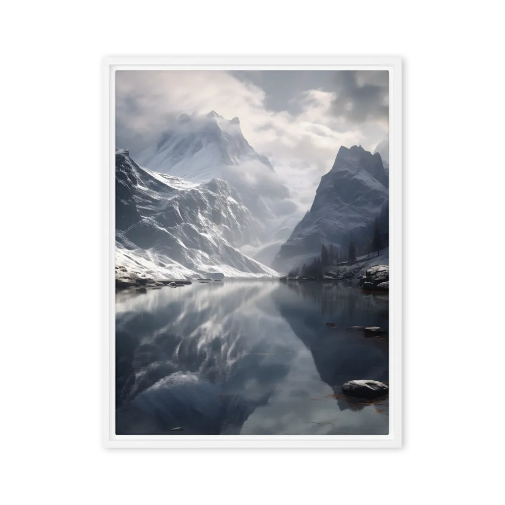 Echoes of Tranquility | Canvas with White Frame | 24″×32″