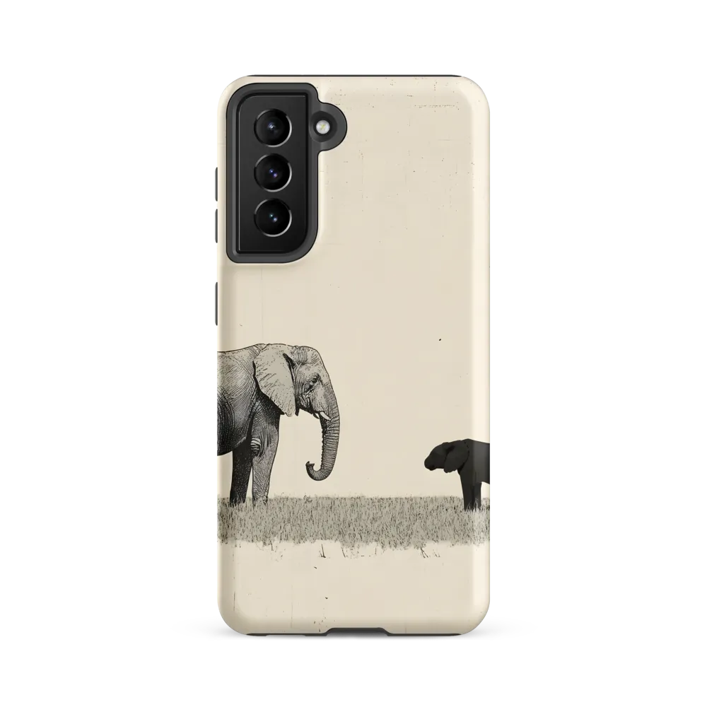 Contrasting Companions | Phone Case |  S21 FE | Tough Case | Matte
