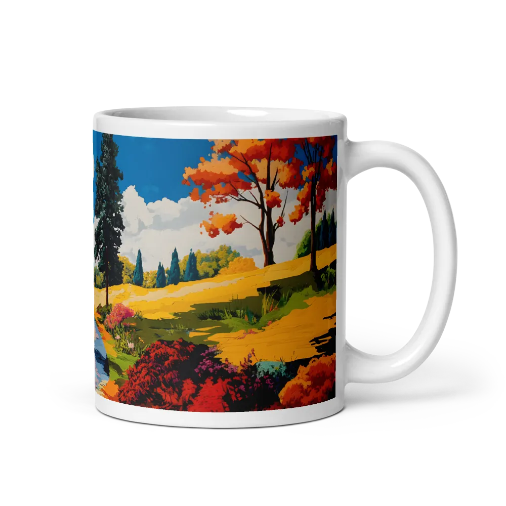 Vibrant Serenity | Mug with White inside | 11 oz