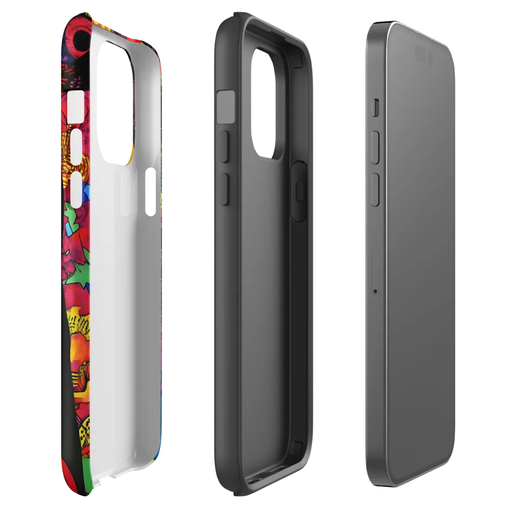 Ethereal Dreamscape in Vivid Colors | Phone Case |  14 Pro Max | Tough Case | Glossy