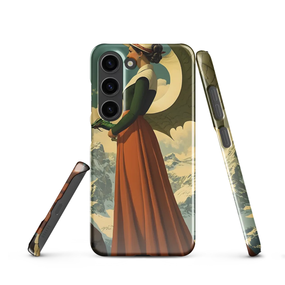 Mystic Harmony: The Dragon Keeper | Phone Case |  S23 | Snap Case | Glossy