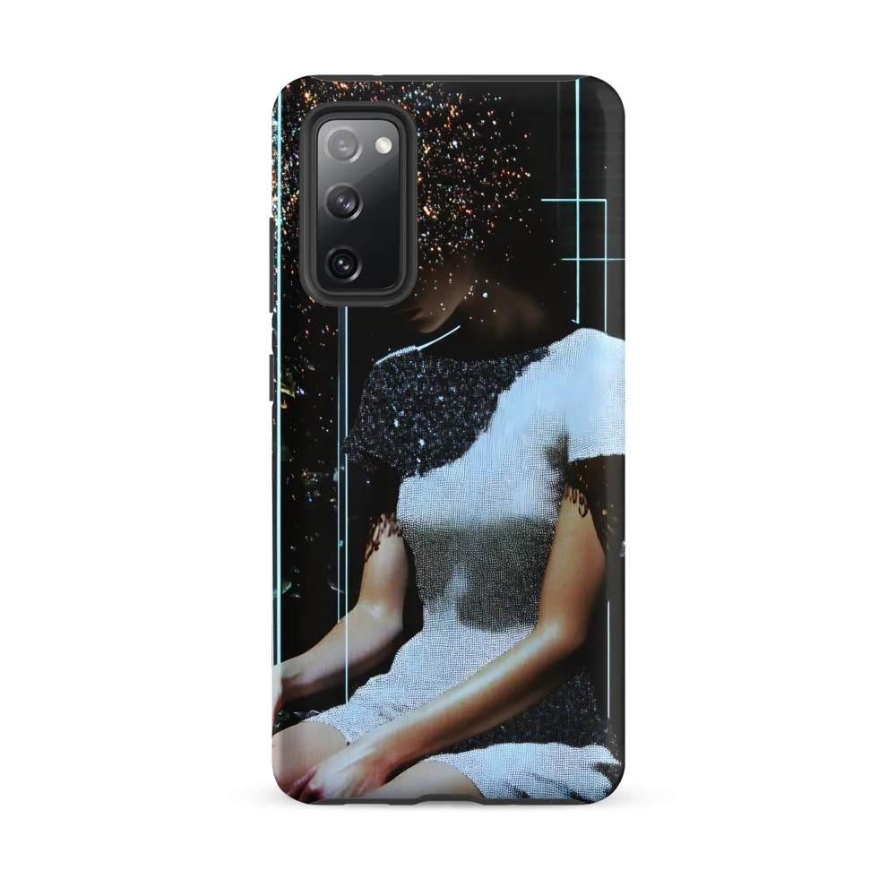 Portrait with Particle Halo