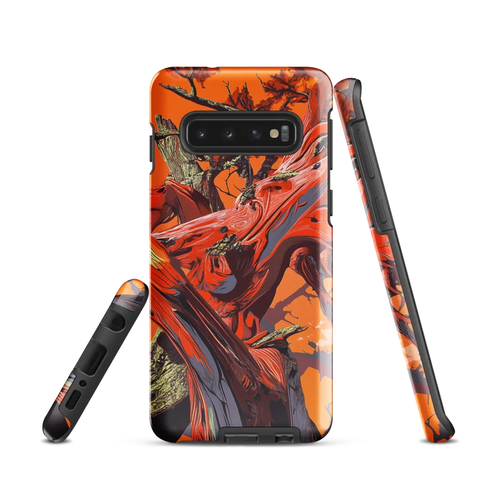 Life in Motion: An Abstract Tree | Phone Case |  S10 | Tough Case | Glossy