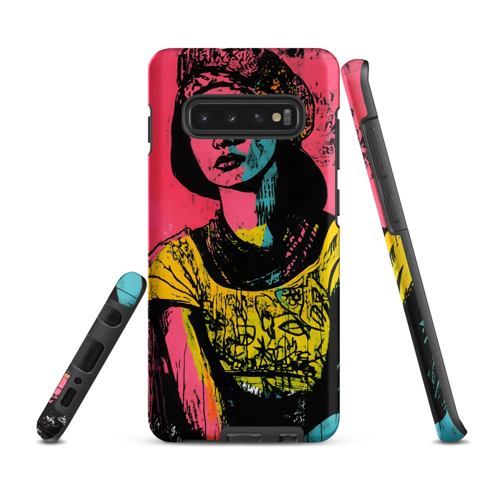 Urban Elegance: A Graffiti Portrait