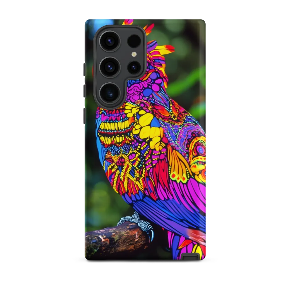 Vibrant Psychedelic Parrot