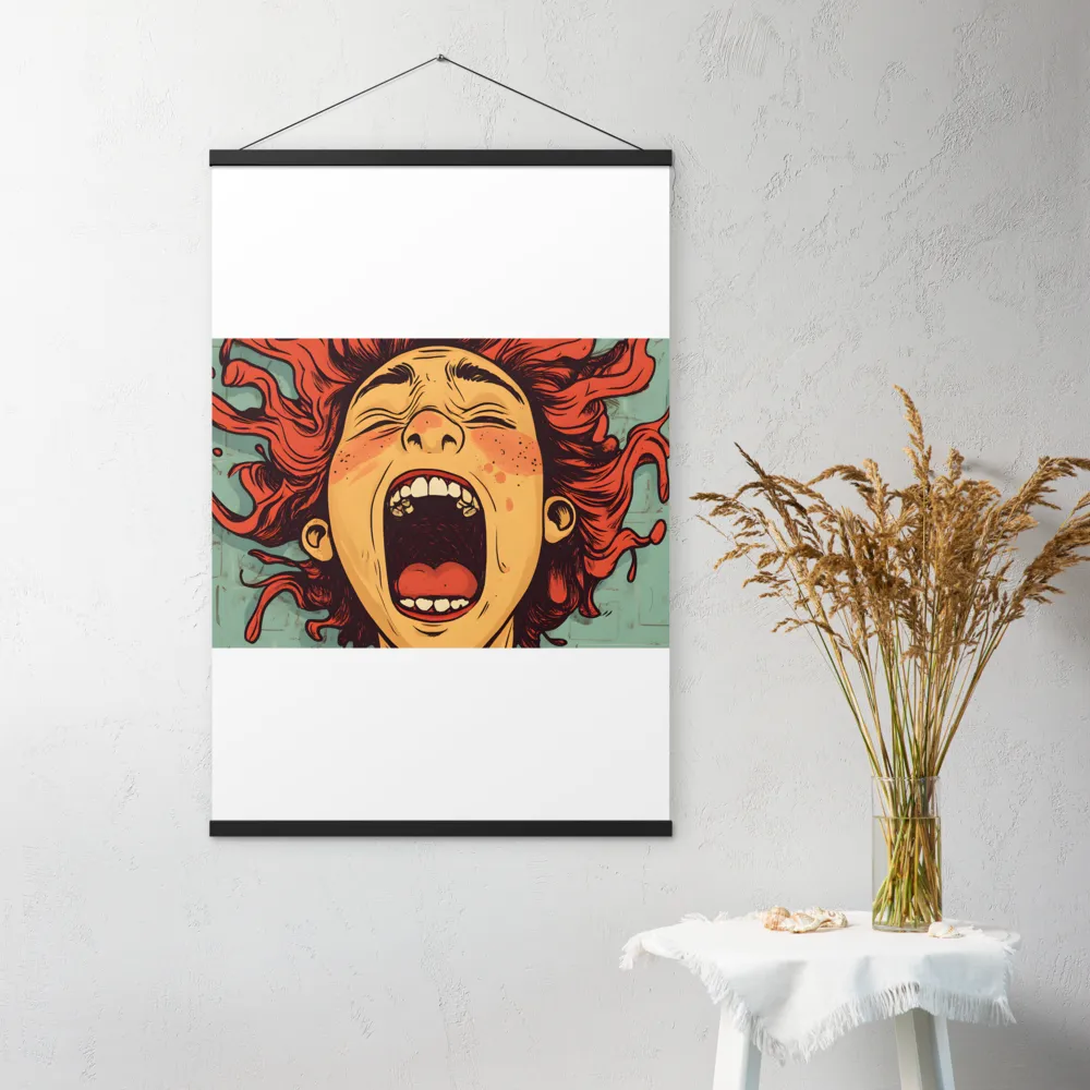 Fury Unleashed | Poster With Black Wood Hanger | 24″×36″