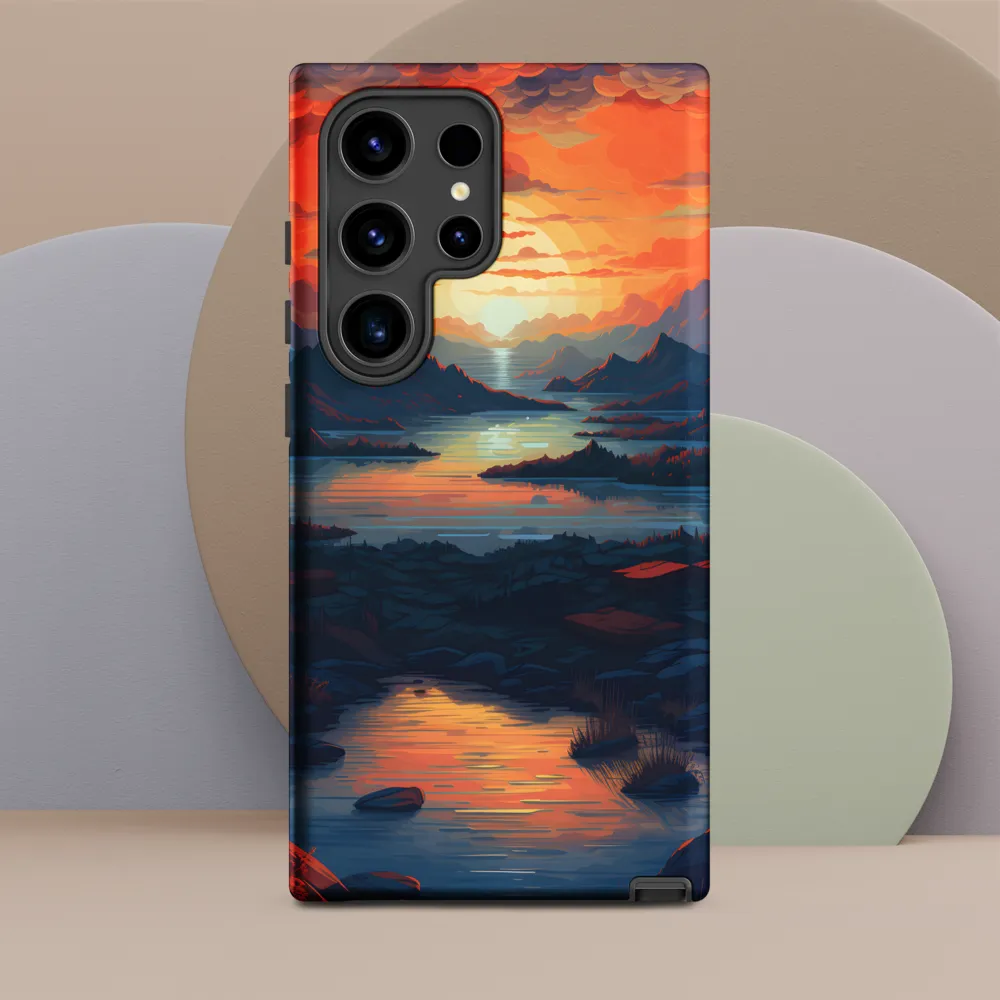 Ethereal Evening: A Digital Dusk