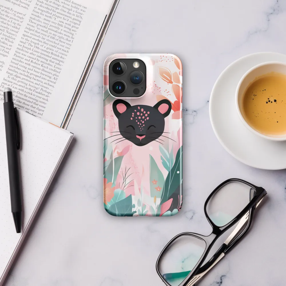Whimsical Panther in Bloom