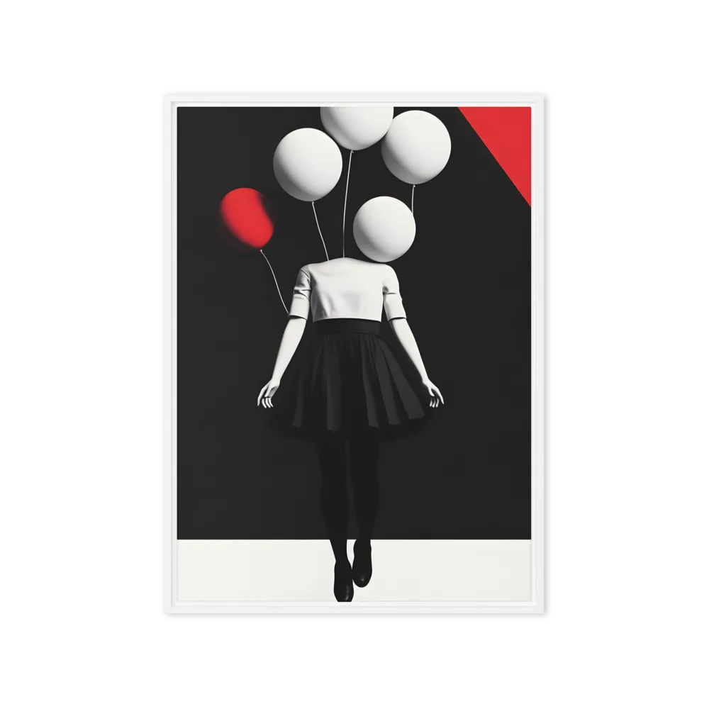Suspended in Mystery | Canvas with White Frame | 20″×28″