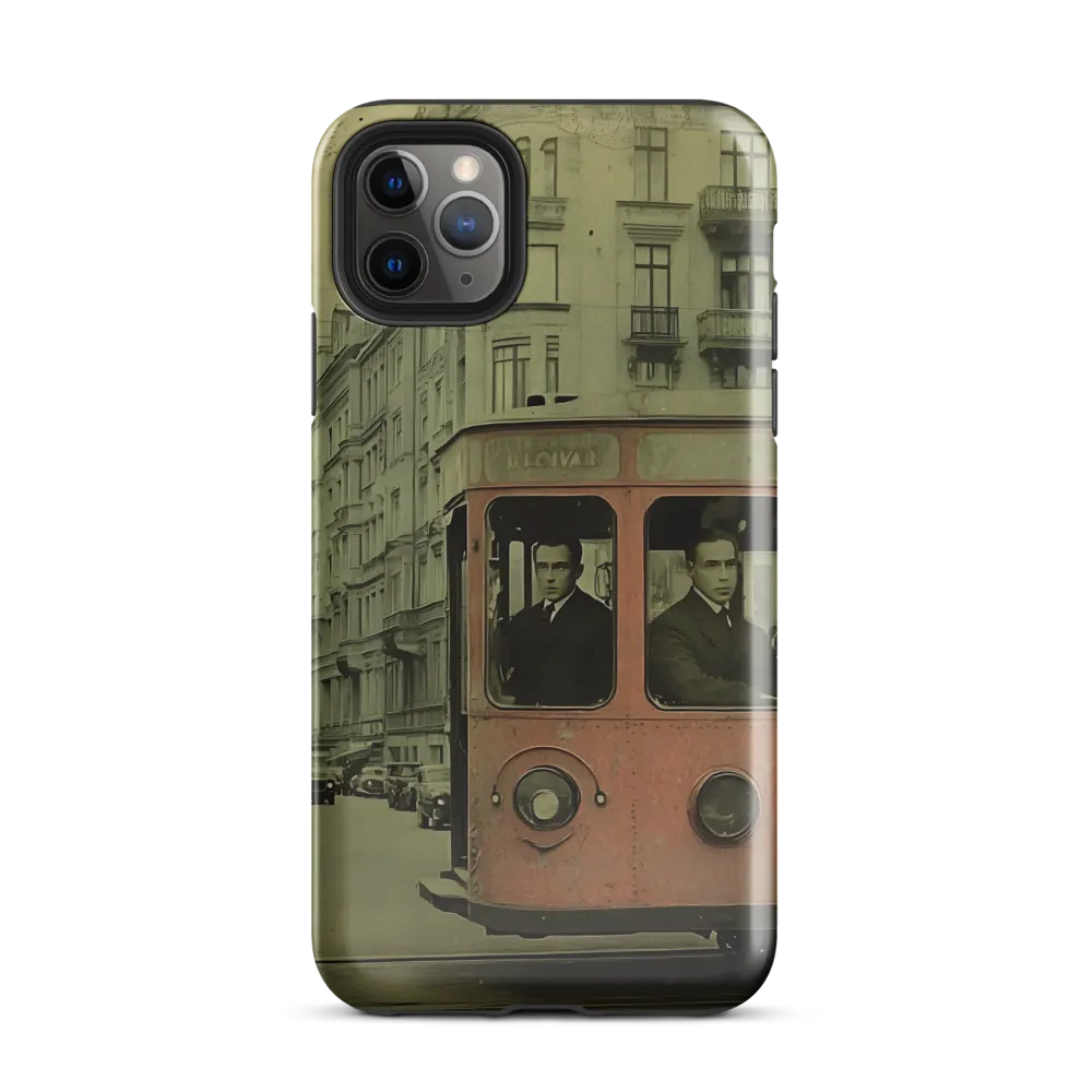 Echoes of the Past: A Tram's Journey Through Time | Phone Case |  11 Pro Max | Tough Case | Glossy