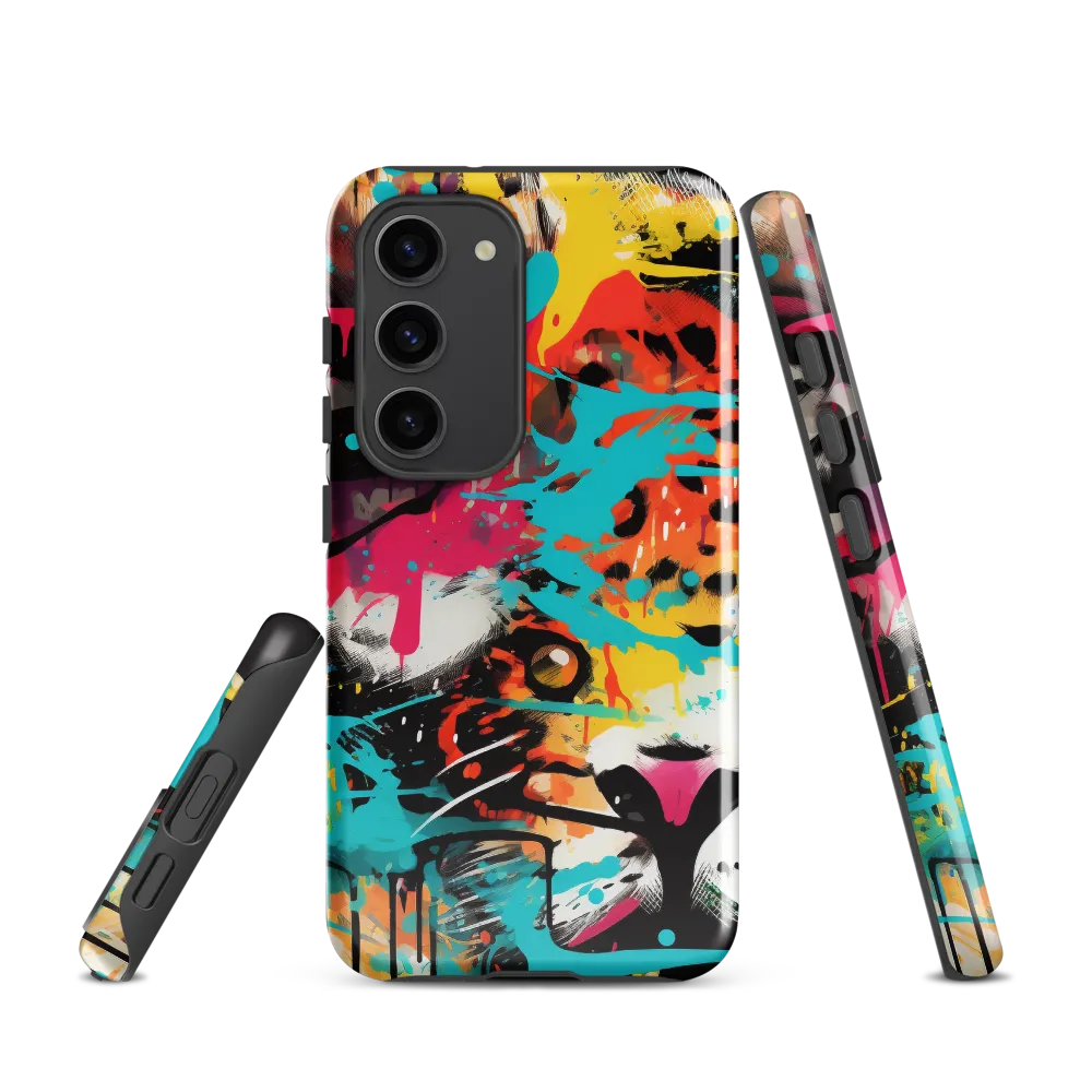Fierce Fusion: Tiger and Lion in Graffiti